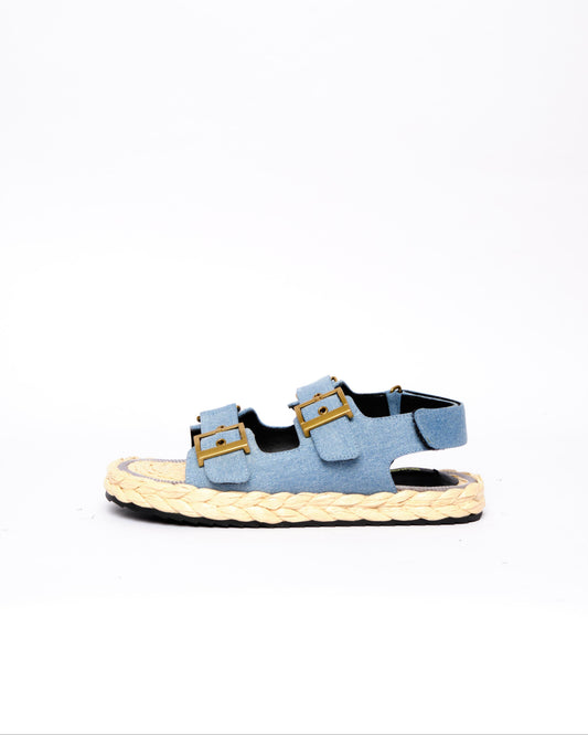 Blue Denim Sandals