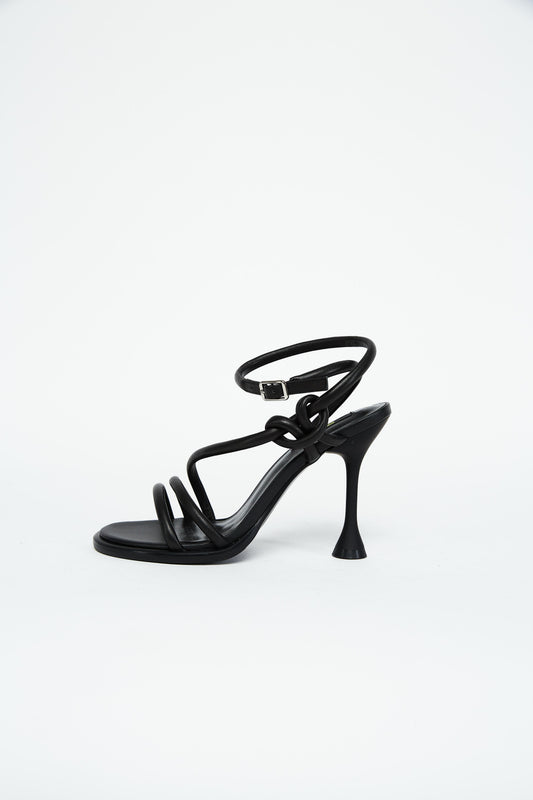 Black Spiral Heels