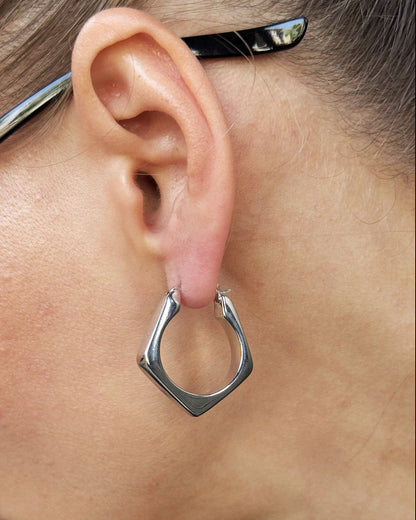 Geometric Hoop Earrings