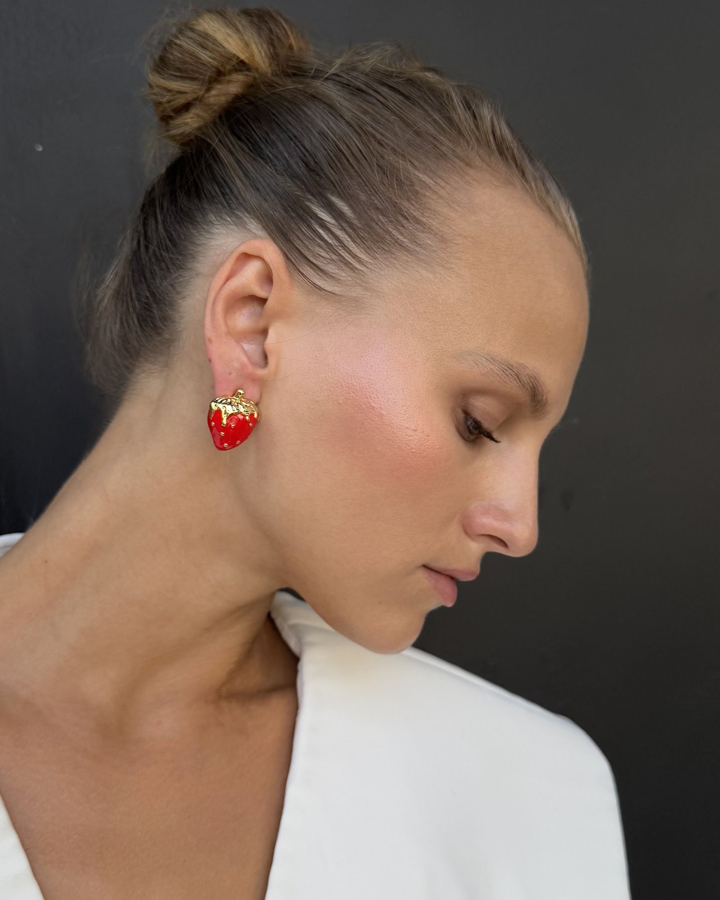 Strawberry Stud Earrings