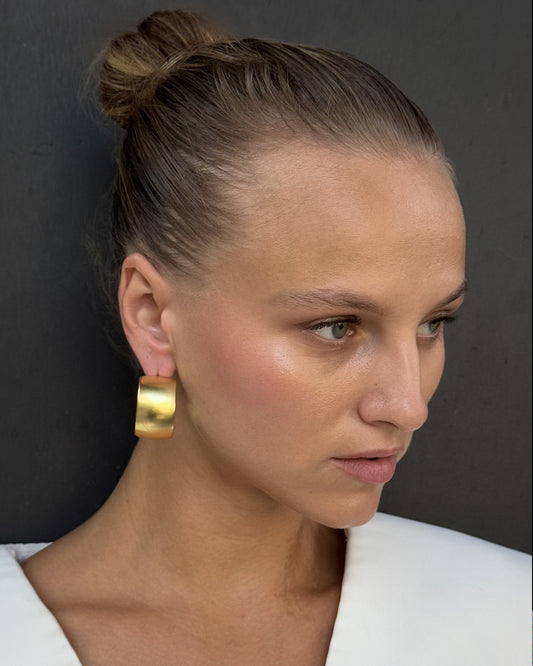 Bold Cuff Hoop Earrings