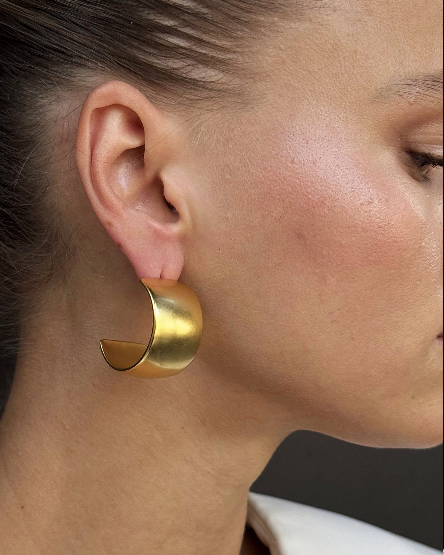 Bold Cuff Hoop Earrings