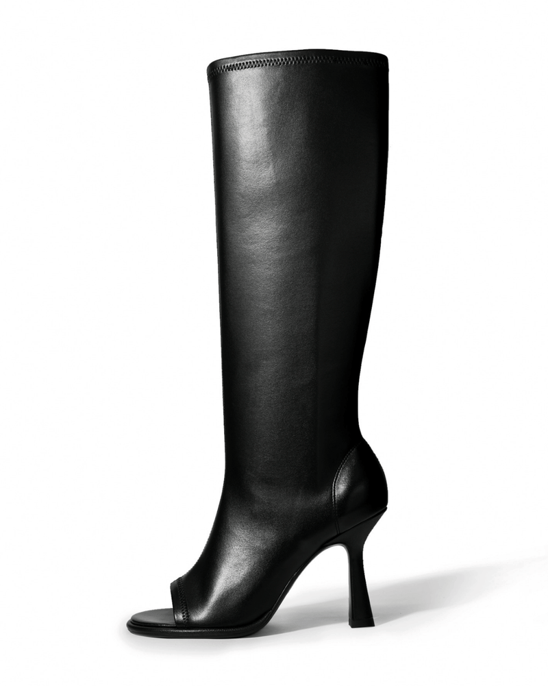 Black Stretch Boots